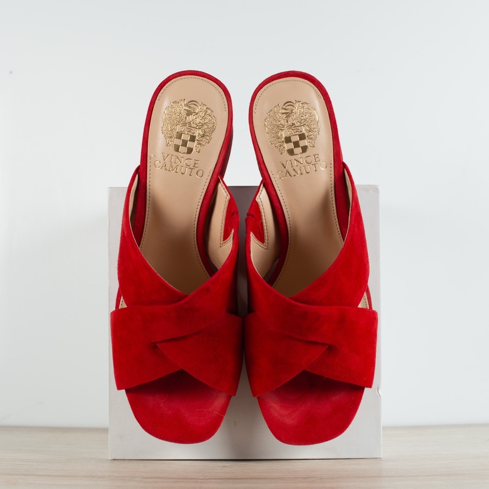 Vince Camuto Stania Suede Sandals - Picture 3 of 16